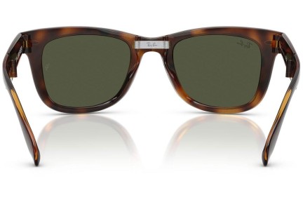Okulary przeciwsłoneczne Ray-Ban Folding Wayfarer RB4105 710/31 Kwadratowe Havana