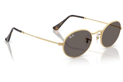 Okulary przeciwsłoneczne Ray-Ban Oval RB3547N 001/B1 Tiny Złote