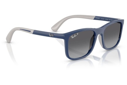 Okulary przeciwsłoneczne Ray-Ban Junior RJ9084S 7187T3 Kwadratowe Niebieskie
