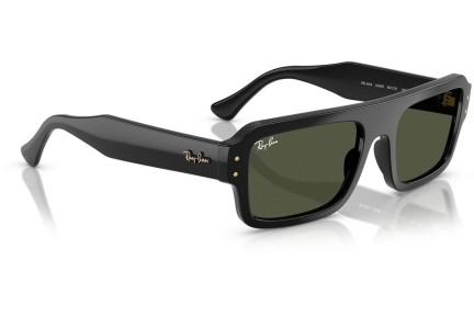 Okulary przeciwsłoneczne Ray-Ban Lukas RB4454 667731 Prostokątne Czarne