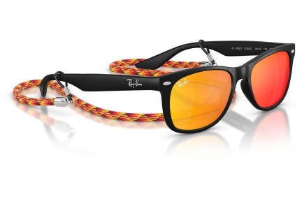 Okulary przeciwsłoneczne Ray-Ban Junior New Wayfarer Junior RJ9052S 70286Q Kwadratowe Czarne