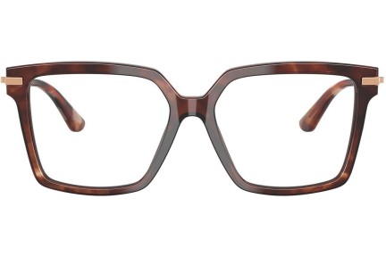 Okulary korekcyjne Dolce & Gabbana DG3397 3222 Kwadratowe Havana