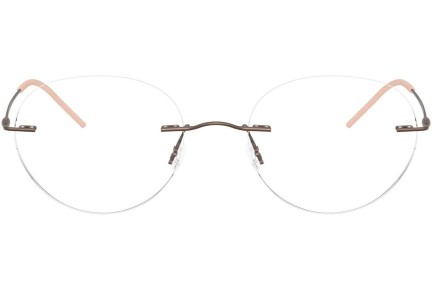 Okulary korekcyjne Giorgio Armani AR5147 3006 Owalne Brązowe