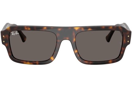 Okulary przeciwsłoneczne Ray-Ban Lukas RB4454 1359B1 Prostokątne Havana