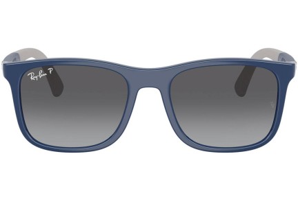 Okulary przeciwsłoneczne Ray-Ban Junior RJ9084S 7187T3 Kwadratowe Niebieskie