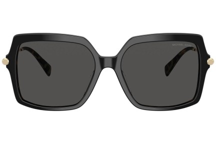 Okulary przeciwsłoneczne Michael Kors Quogue MK2247U 395087 Kwadratowe Czarne