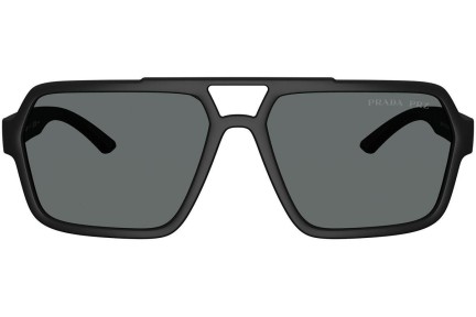 Okulary przeciwsłoneczne Prada Linea Rossa PSA06S DG002G Polarized Kwadratowe Czarne