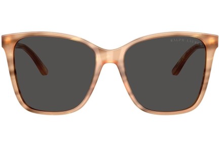 Okulary przeciwsłoneczne Ralph Lauren RL8201 617987 Kwadratowe Brązowe