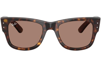 Okulary przeciwsłoneczne Ray-Ban Mega Wayfarer RB0840S 902/1A Kwadratowe Havana