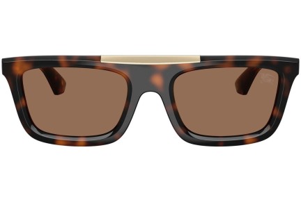 Okulary przeciwsłoneczne Burberry BE4451U 300273 Prostokątne Havana
