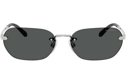Okulary przeciwsłoneczne Ralph Lauren RL7089 900187 Prostokątne Srebrne
