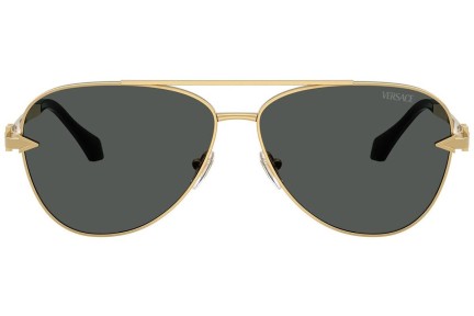 Okulary przeciwsłoneczne Versace VE2283 100287 Pilotki (Aviator) Złote