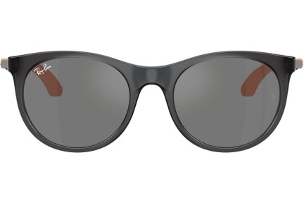 Okulary przeciwsłoneczne Ray-Ban Junior RJ9082S 71856G Okrągłe Szare