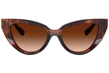 Okulary przeciwsłoneczne Dolce & Gabbana DG4497 322274 Kocie oczy Havana
