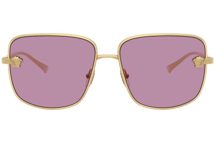 Okulary przeciwsłoneczne Versace VE2282 1002AK Kwadratowe Złote