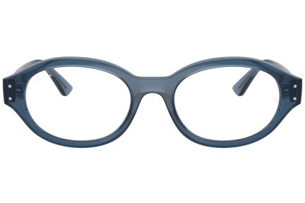 Okulary korekcyjne Ray-Ban Shilo RX7257 8434 Owalne Niebieskie