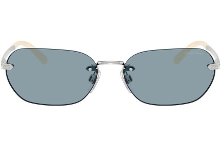 Okulary przeciwsłoneczne Ralph Lauren RL7089 900172 Prostokątne Srebrne