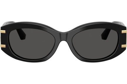 Okulary przeciwsłoneczne Dolce & Gabbana DG4502 501/87 Owalne Czarne