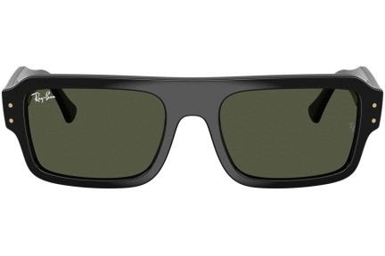 Okulary przeciwsłoneczne Ray-Ban Lukas RB4454 667731 Prostokątne Czarne