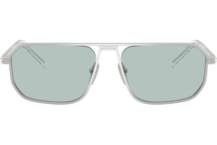 Okulary przeciwsłoneczne Prada PRA53S 27540N Kwadratowe Srebrne