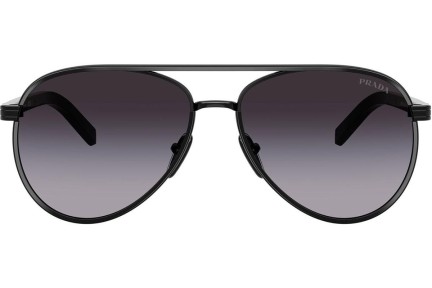 Okulary przeciwsłoneczne Prada PRB57S AAV90A Pilotki (Aviator) Czarne