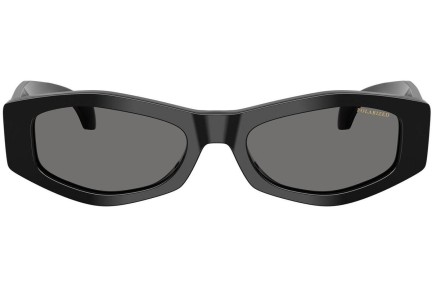 Okulary przeciwsłoneczne Versace VE4487 GB1/81 Polarized Owalne Czarne