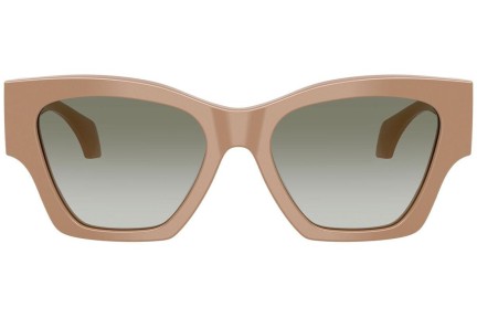 Okulary przeciwsłoneczne Versace VE4492U 55178E Kocie oczy Brązowe