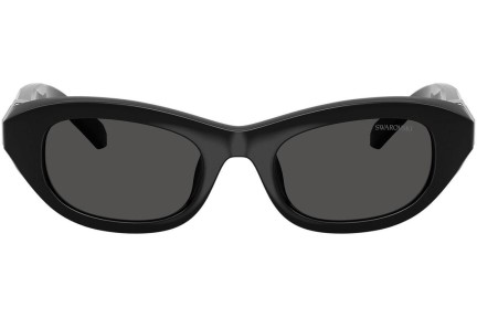 Okulary przeciwsłoneczne Swarovski SK6036U 103887 Owalne Czarne