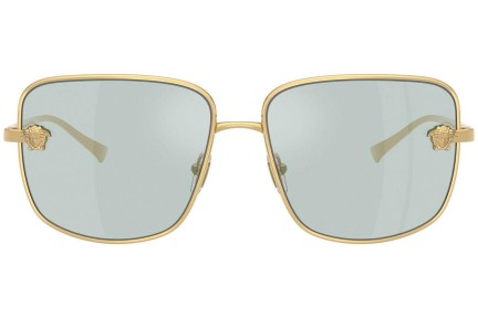 Okulary przeciwsłoneczne Versace VE2282 10029C Kwadratowe Złote