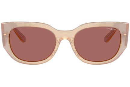 Okulary przeciwsłoneczne Vogue Eyewear VO5641SU 323469 Kocie oczy Brązowe