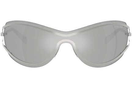 Okulary przeciwsłoneczne Michael Kors La Praia MK1166 19038V Kocie oczy Srebrne