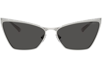 Okulary przeciwsłoneczne Jimmy Choo JC4019B 300287 Kocie oczy Srebrne