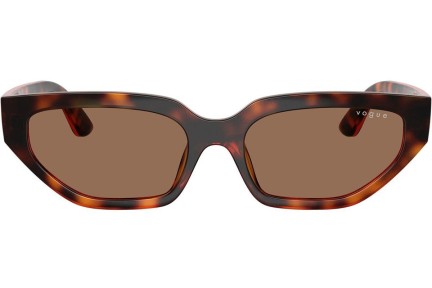 Okulary przeciwsłoneczne Vogue Eyewear VJ2029 W65673 Kocie oczy Havana