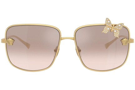 Okulary przeciwsłoneczne Versace VE2282 10028Z Kwadratowe Złote