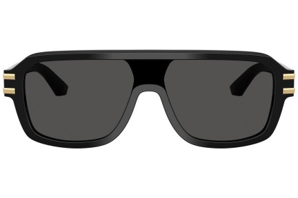 Okulary przeciwsłoneczne Dolce & Gabbana DG4507 501/87 Pojedyncze | Shield Czarne