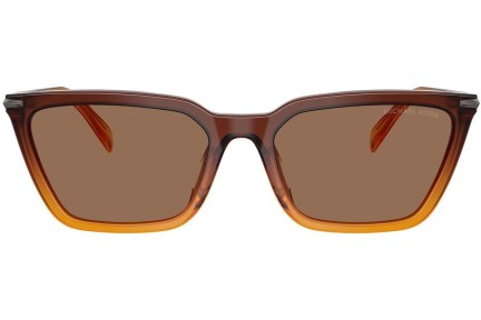 Okulary przeciwsłoneczne Michael Kors Everglades MK2250U 401073 Kocie oczy Brązowe