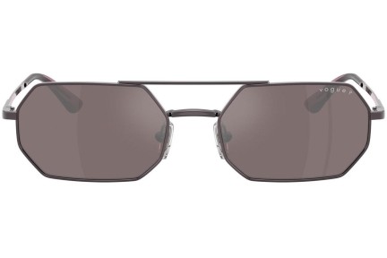 Okulary przeciwsłoneczne Vogue Eyewear VO4329S 5149LB Polarized Prostokątne Fioletowe