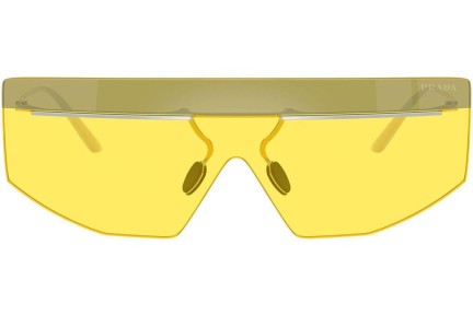 Okulary przeciwsłoneczne Prada PRB55S 1BC20O Pojedyncze | Shield Srebrne