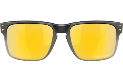 Okulary przeciwsłoneczne Oakley Holbrook OO9102 9102AH Polarized Kwadratowe Szare