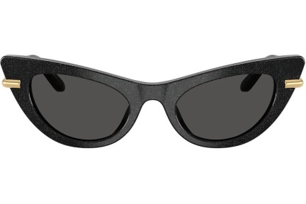 Okulary przeciwsłoneczne Dolce & Gabbana Junior DX4008 324187 Kocie oczy Czarne