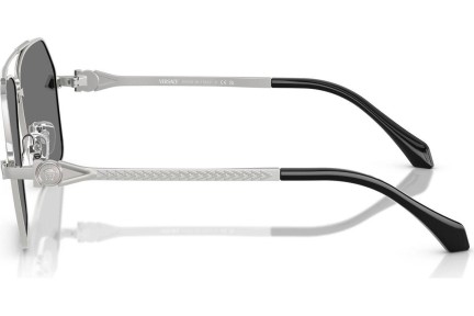 Okulary przeciwsłoneczne Versace VE2284 10006G Pilotki (Aviator) Srebrne