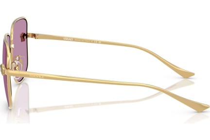 Okulary przeciwsłoneczne Versace VE2282 1002AK Kwadratowe Złote