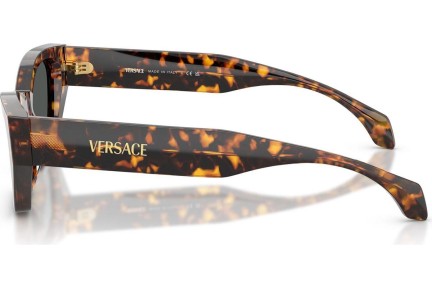 Okulary przeciwsłoneczne Versace VE4488U 551487 Kocie oczy Havana