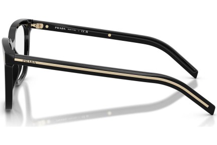 Okulary korekcyjne Prada PRB11V 16K1O1 Kwadratowe Czarne