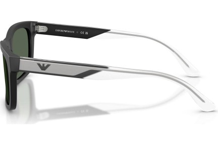 Okulary przeciwsłoneczne Emporio Armani EA4224 500171 Prostokątne Czarne