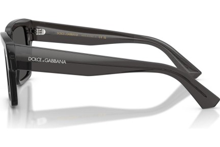 Okulary przeciwsłoneczne Dolce & Gabbana DG4431 316087 Kwadratowe Szare