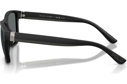 Okulary przeciwsłoneczne Polo Ralph Lauren PH4229U 500181 Polarized Kwadratowe Czarne