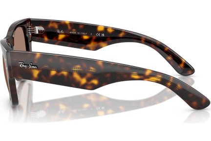 Okulary przeciwsłoneczne Ray-Ban Mega Wayfarer RB0840S 902/1A Kwadratowe Havana