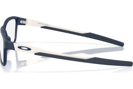 Okulary korekcyjne Oakley Metalink OX8153 815316 Prostokątne Niebieskie