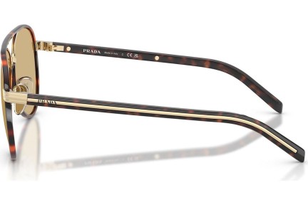Okulary przeciwsłoneczne Prada PRB57S 21E10R Pilotki (Aviator) Havana